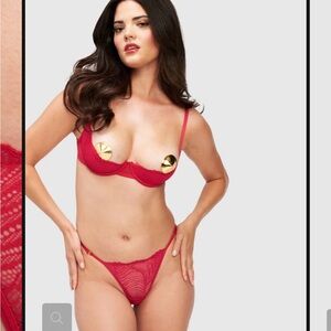 Fredrick’s of Hollywood - Chanel Red Bra and Brief set